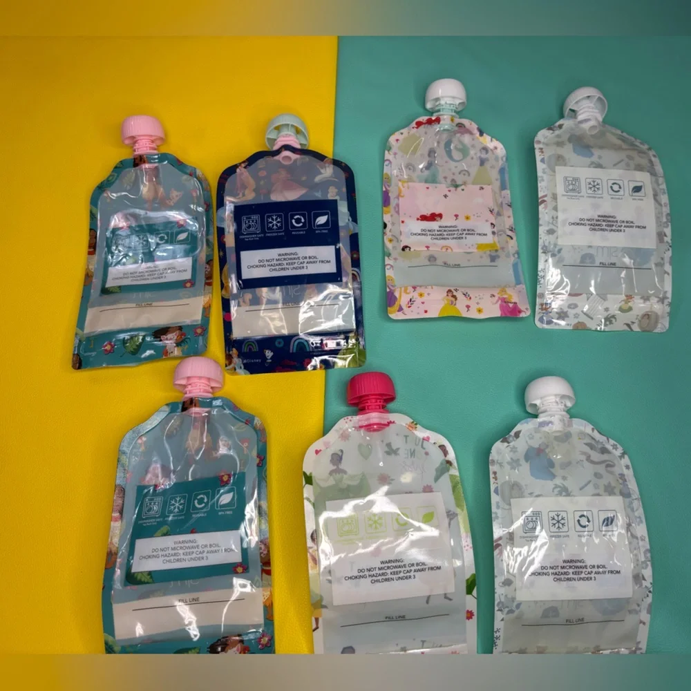 Simple Modern Disney‎ Princess Reusable Baby Food Pouches for Toddlers